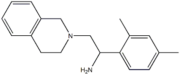 2-(3,4-dihydroisoquinolin-2(1H)-yl)-1-(2,4-dimethylphenyl)ethanamine Structure