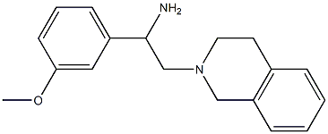 2-(3,4-dihydroisoquinolin-2(1H)-yl)-1-(3-methoxyphenyl)ethanamine Structure