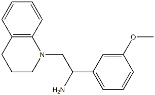 2-(3,4-dihydroquinolin-1(2H)-yl)-1-(3-methoxyphenyl)ethanamine Structure