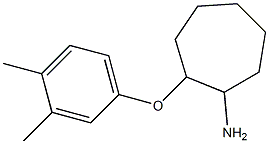 2-(3,4-dimethylphenoxy)cycloheptan-1-amine 구조식 이미지