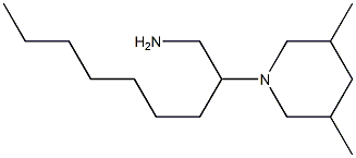 2-(3,5-dimethylpiperidin-1-yl)nonan-1-amine Structure