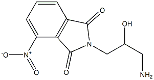 2-(3-amino-2-hydroxypropyl)-4-nitro-2,3-dihydro-1H-isoindole-1,3-dione Structure