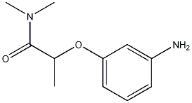 2-(3-aminophenoxy)-N,N-dimethylpropanamide 구조식 이미지