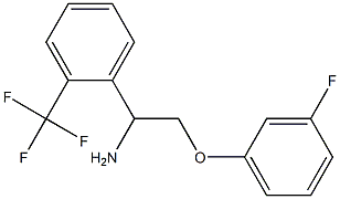 2-(3-fluorophenoxy)-1-[2-(trifluoromethyl)phenyl]ethanamine Structure
