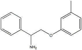 2-(3-methylphenoxy)-1-phenylethanamine 구조식 이미지