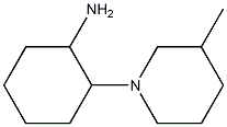 2-(3-methylpiperidin-1-yl)cyclohexan-1-amine Structure