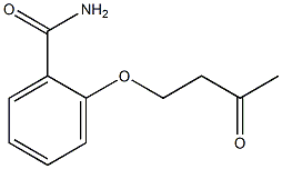 2-(3-oxobutoxy)benzamide Structure