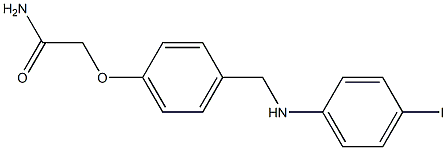 2-(4-{[(4-iodophenyl)amino]methyl}phenoxy)acetamide Structure