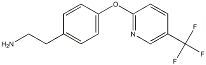 2-(4-{[5-(trifluoromethyl)pyridin-2-yl]oxy}phenyl)ethanamine Structure