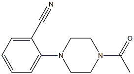 2-(4-acetylpiperazin-1-yl)benzonitrile Structure