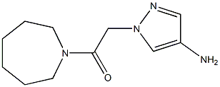 2-(4-amino-1H-pyrazol-1-yl)-1-(azepan-1-yl)ethan-1-one Structure