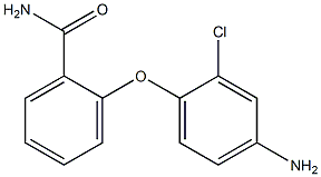 2-(4-amino-2-chlorophenoxy)benzamide 구조식 이미지