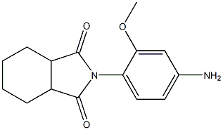 2-(4-amino-2-methoxyphenyl)hexahydro-1H-isoindole-1,3(2H)-dione Structure