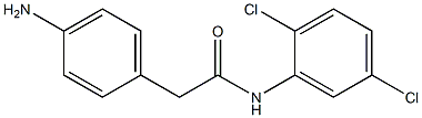 2-(4-aminophenyl)-N-(2,5-dichlorophenyl)acetamide 구조식 이미지