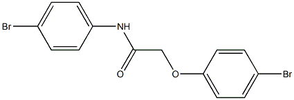 2-(4-bromophenoxy)-N-(4-bromophenyl)acetamide 구조식 이미지