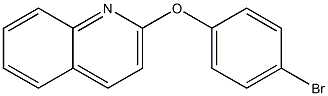 2-(4-bromophenoxy)quinoline Structure