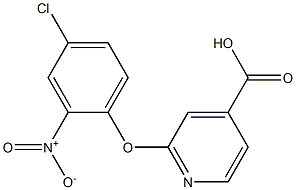 2-(4-chloro-2-nitrophenoxy)pyridine-4-carboxylic acid Structure
