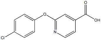 2-(4-chlorophenoxy)pyridine-4-carboxylic acid Structure