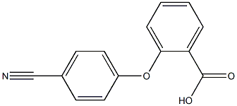 2-(4-cyanophenoxy)benzoic acid Structure