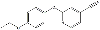 2-(4-ethoxyphenoxy)isonicotinonitrile 구조식 이미지