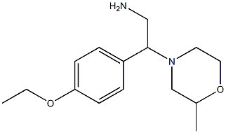 2-(4-ethoxyphenyl)-2-(2-methylmorpholin-4-yl)ethanamine 구조식 이미지