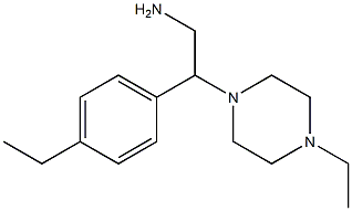 2-(4-ethylphenyl)-2-(4-ethylpiperazin-1-yl)ethanamine 구조식 이미지