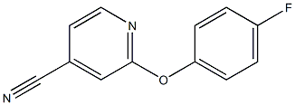 2-(4-fluorophenoxy)isonicotinonitrile Structure