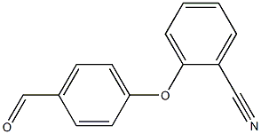 2-(4-formylphenoxy)benzonitrile 구조식 이미지
