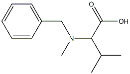 2-[benzyl(methyl)amino]-3-methylbutanoic acid Structure