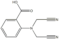 2-[bis(cyanomethyl)amino]benzoic acid Structure