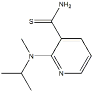 2-[isopropyl(methyl)amino]pyridine-3-carbothioamide 구조식 이미지