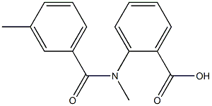 2-[methyl(3-methylbenzoyl)amino]benzoic acid Structure