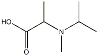2-[methyl(propan-2-yl)amino]propanoic acid Structure