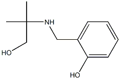 2-{[(1-hydroxy-2-methylpropan-2-yl)amino]methyl}phenol 구조식 이미지