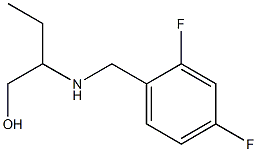 2-{[(2,4-difluorophenyl)methyl]amino}butan-1-ol Structure