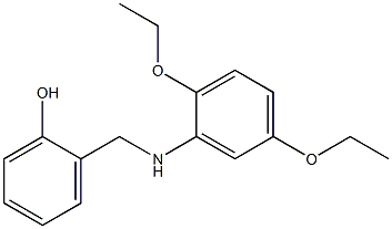 2-{[(2,5-diethoxyphenyl)amino]methyl}phenol 구조식 이미지