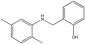 2-{[(2,5-dimethylphenyl)amino]methyl}phenol 구조식 이미지
