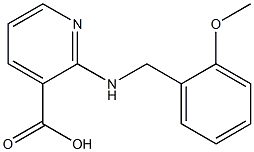 2-{[(2-methoxyphenyl)methyl]amino}pyridine-3-carboxylic acid 구조식 이미지