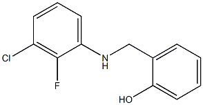 2-{[(3-chloro-2-fluorophenyl)amino]methyl}phenol 구조식 이미지