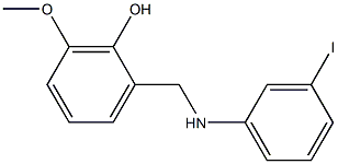 2-{[(3-iodophenyl)amino]methyl}-6-methoxyphenol Structure