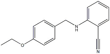 2-{[(4-ethoxyphenyl)methyl]amino}benzonitrile 구조식 이미지