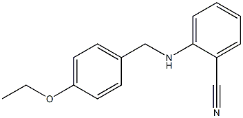 2-{[(4-ethoxyphenyl)methyl]amino}benzonitrile Structure