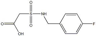 2-{[(4-fluorophenyl)methyl]sulfamoyl}acetic acid Structure