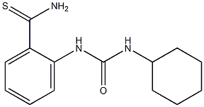 2-{[(cyclohexylamino)carbonyl]amino}benzenecarbothioamide Structure