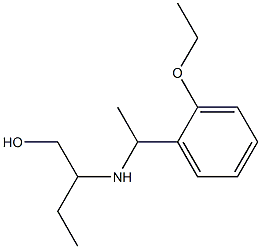 2-{[1-(2-ethoxyphenyl)ethyl]amino}butan-1-ol Structure