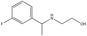 2-{[1-(3-fluorophenyl)ethyl]amino}ethan-1-ol Structure