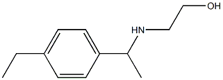 2-{[1-(4-ethylphenyl)ethyl]amino}ethan-1-ol Structure