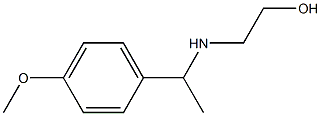 2-{[1-(4-methoxyphenyl)ethyl]amino}ethan-1-ol 구조식 이미지