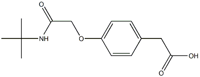 2-{4-[(tert-butylcarbamoyl)methoxy]phenyl}acetic acid 구조식 이미지