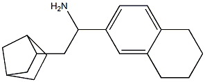 2-{bicyclo[2.2.1]heptan-2-yl}-1-(5,6,7,8-tetrahydronaphthalen-2-yl)ethan-1-amine Structure